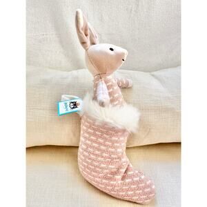 NWT Jellycat Pink Shimmer Stocking Bunny